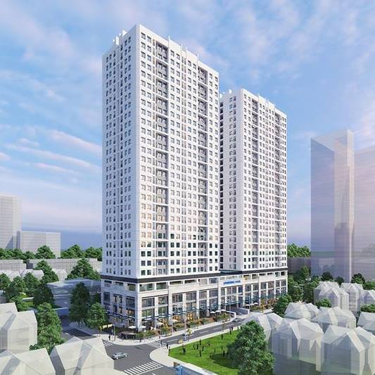 Phối cảnh tòa nhà văn phòng TNR Goldlight Complex
