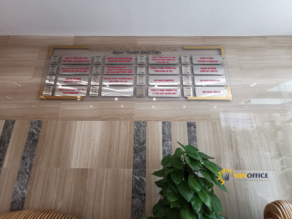 Sảnh tòa nhà Richy Tower