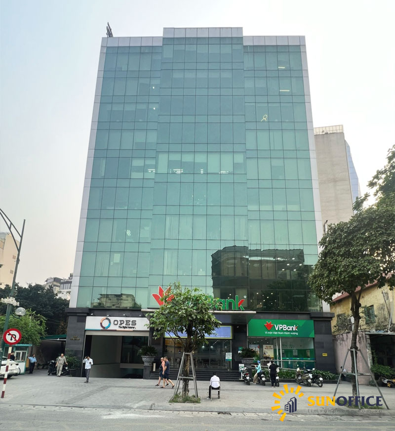 tổng thể tòa nhà VP Bank số 5 Điện Biên Phủ Quận Ba Đình Sunoffice