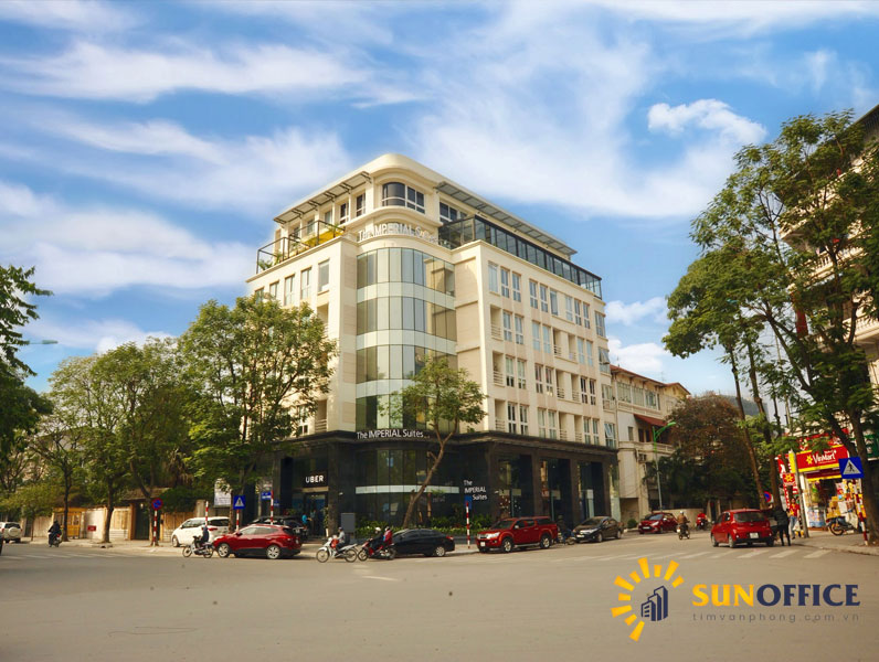 Tổng thể tòa The Imperial Suites Số 71 Phố Vạn Phúc Quận Ba Đình Sunoffice