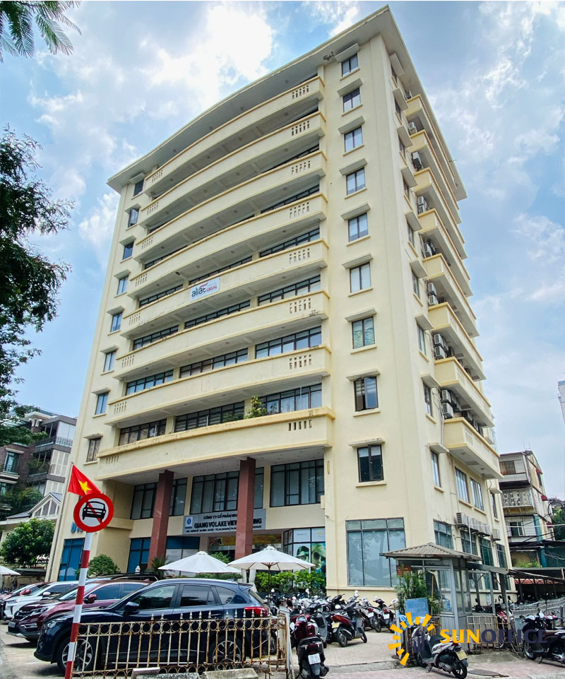 tổng quan tòa nhà Lake View D10 Giảng Võ Quận Ba Đình Sunoffice