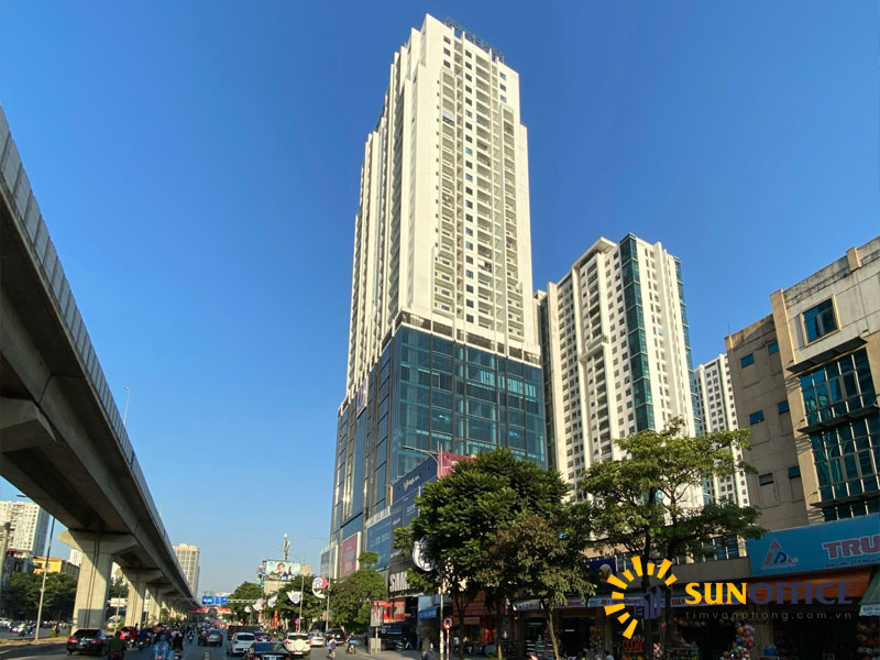 tổng quan tòa nhà Gold Tower Hoàng Huy số 275 Nguyễn Trãi Quận Thanh Xuân Sunoffice