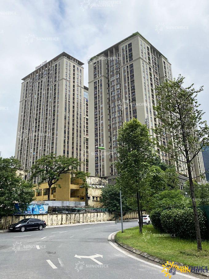 Tổng quan tòa nhà văn phòng cho thuê Home City Trung Kính