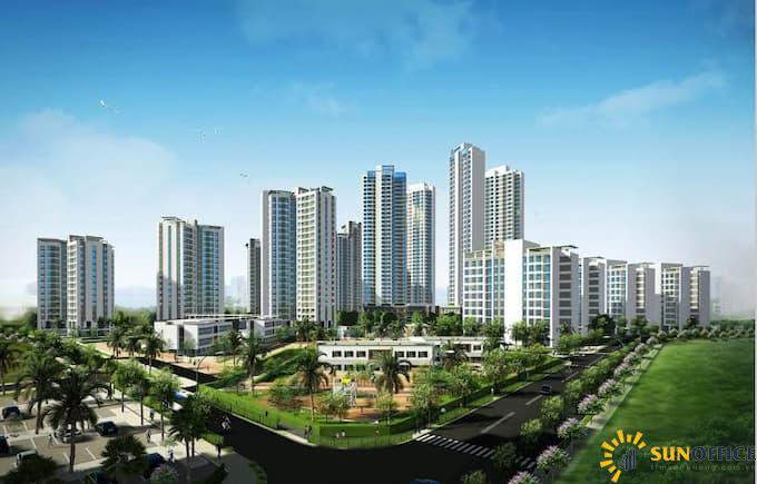 Tổ hợp văn phòng cho thuê CT11 Hồng Hà Eco City