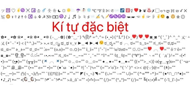 Ký tự đặc biệt là gì? 1001 ký tự đặc biệt tạo tên hay, độc đáo không thể bỏ lỡ! 12 Các kí tự đặc biệt cho pubg mobile