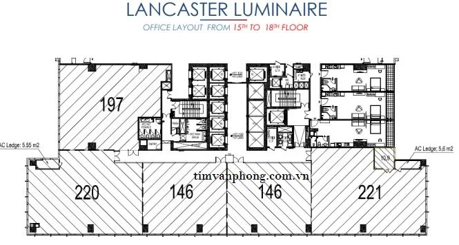 Layout mặt bằng Lancaster Luminaire Layout mặt bằng Lancaster Luminaire