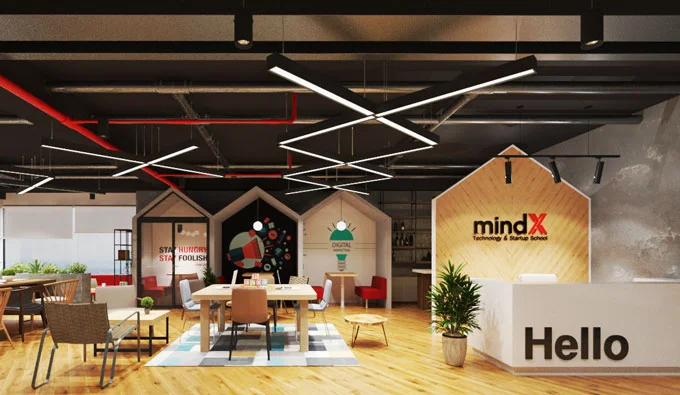 Văn phòng trọn gói MindX Hoàng Đạo Thúy 1 Cho thuê văn phòng trọn gói Mindx ở Hoàng Đạo Thúy