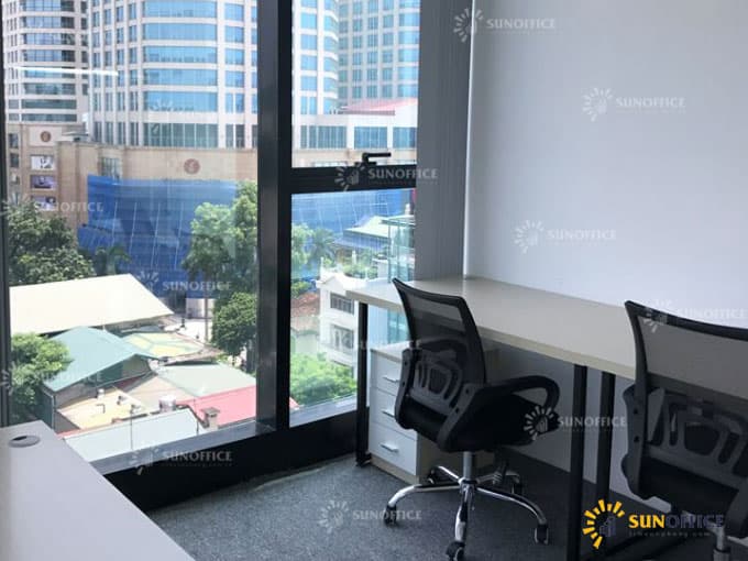 Văn phòng trọi gói Belink Office nhìn sang bên Vincom Bà Triệu
