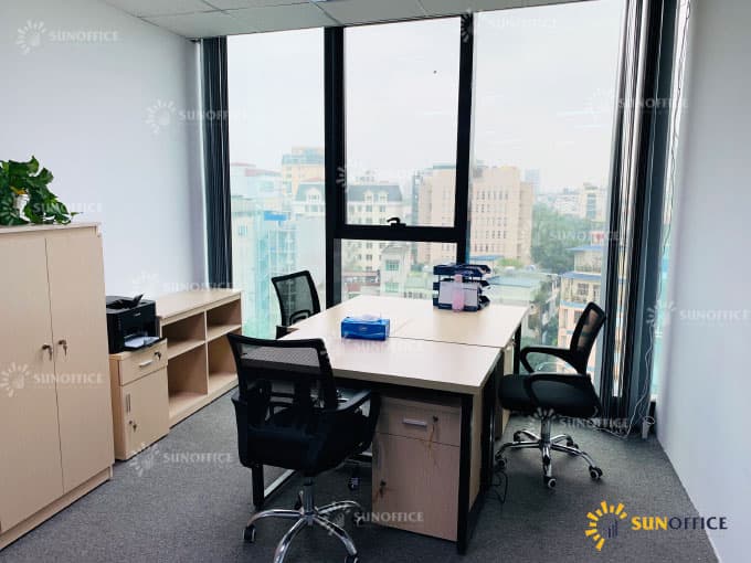 Thiết kế văn phòng trọn gói Belink Office Lê Đại Hành với view thoáng