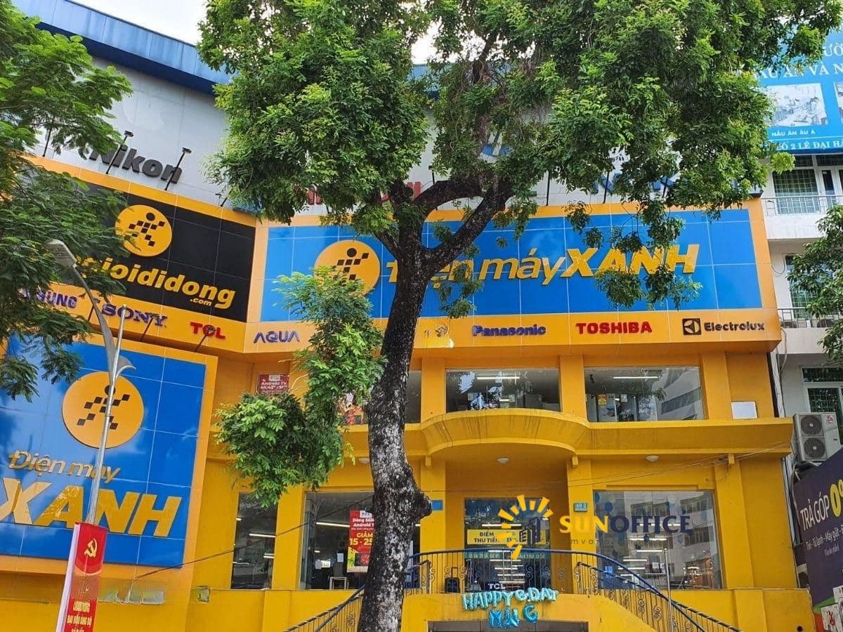 Mặt ngoài tòa nhà số 2 Đại Cồ Việt