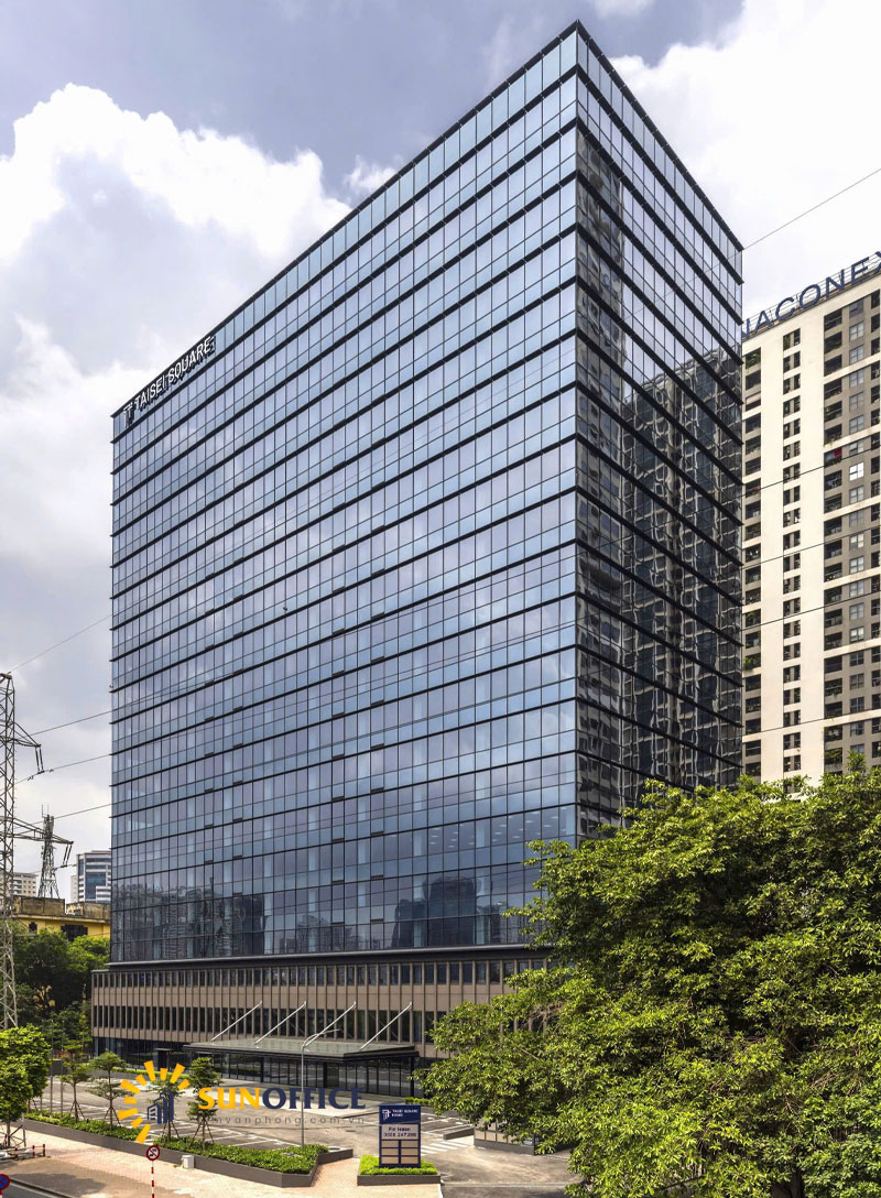 Tổng thể tòa nhà Taisei Square Tower số 289 đường Khuất Duy Tiến Quận Cầu Giấy Sunoffice