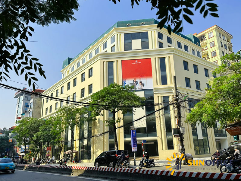 tổng thể tòa nhà BRG Tower Lạc Long Quân (The Rosary )số 181 Lạc Long Quân Quận Cầu Giấy Sunoffice