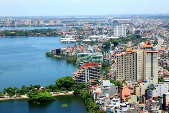 Tổng quan thị trường cho thuê văn phòng quận Tây Hồ Hà Nội