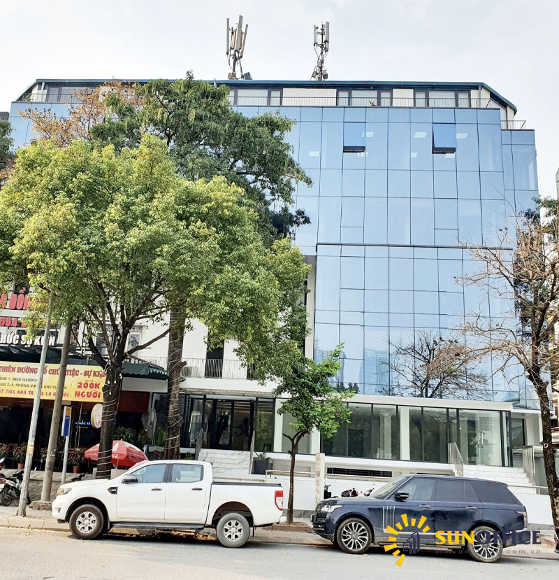 tổng thể tòa nhà CPT số 24 Mạc Thái Tông quận Cầu Giấy Sunoffice