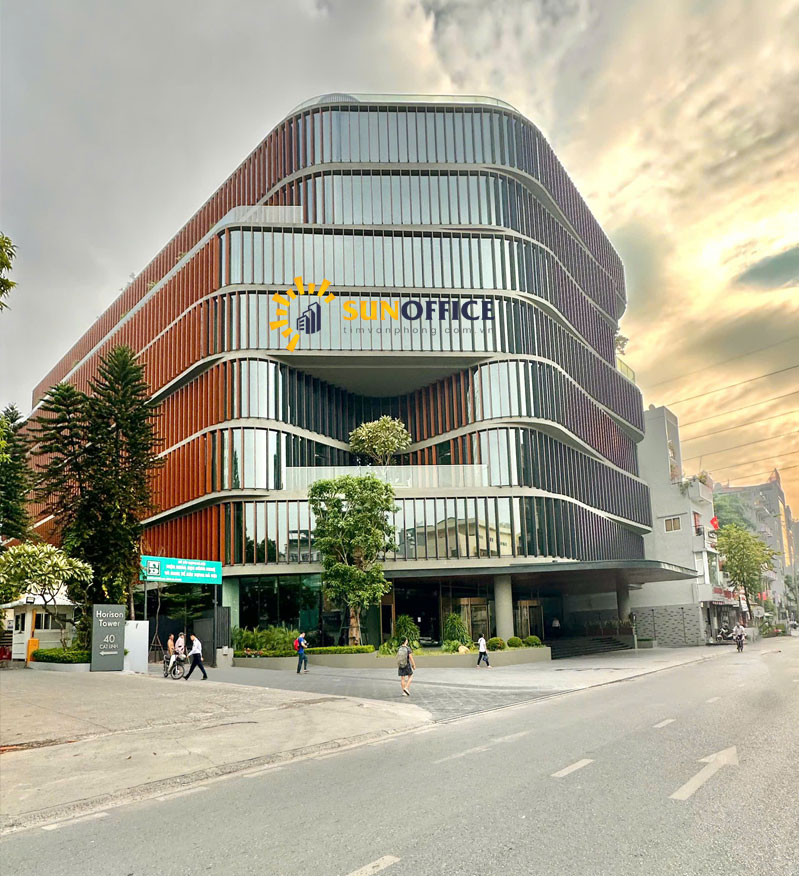 phía trước mặt đường Cát Linh tòa nhà Grand Terra số 36 Cát Linh Quận Đống Đa Sunoffice