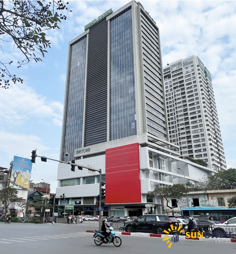 Tổng thể tòa Mipec Tower số 292 Tây Sơn quận Đống Đa Sunoffice