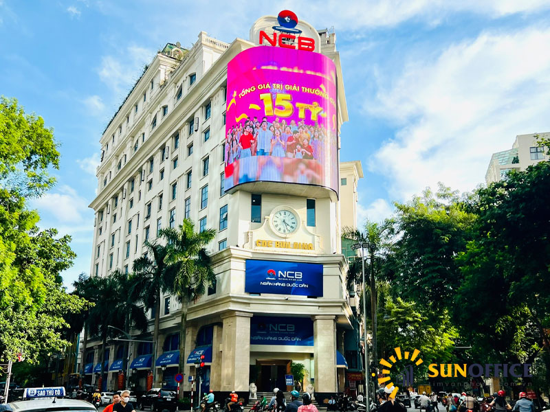 Ngân hàng NCB thuê Tòa nhà CDC 25 27 Lê Đại Hành Quận Hai Bà Trưng