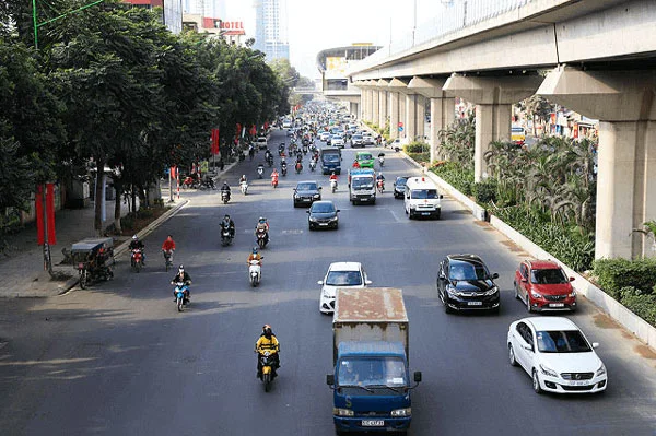 Đường Nguyễn Trãi con đường đẹp nhất quận Thanh Xuân