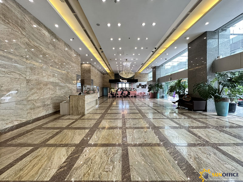 VCCI Tower 3 Sảnh lễ tân tòa nhà VCCI Tower đường Đào Duy Anh