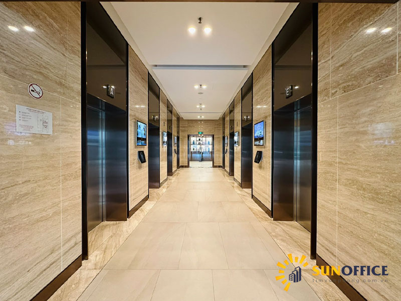 Lancaster Luminaire 5 khu vực thang máy chính tòa Lancaster Luminaire số 1152 phố Đường Láng Quận Đống Đa Sunoffice