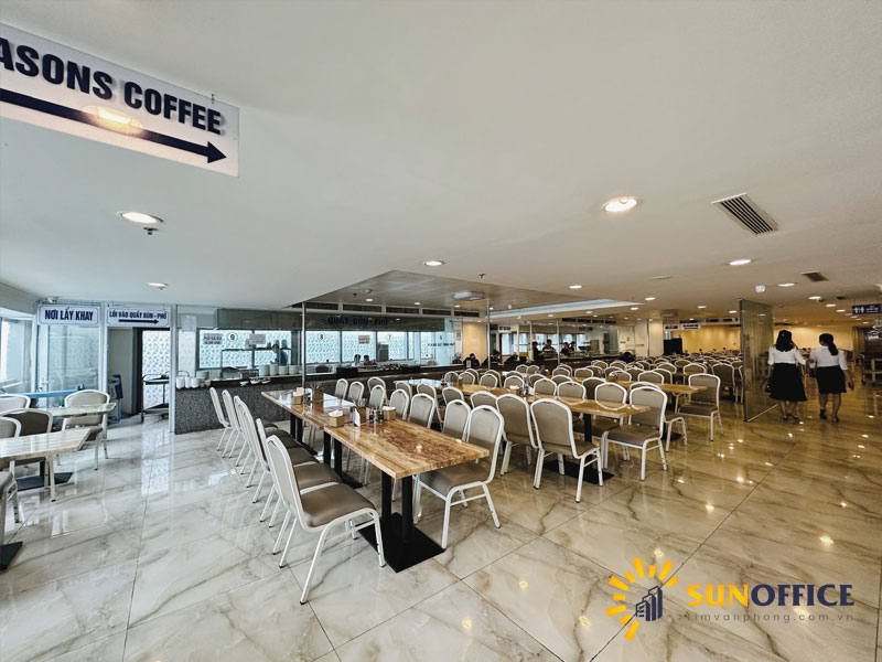 VCCI Tower 4 căng tin và cafe tòa nhà VCCI Tower số 9 Đào Duy Anh quận Đống Đa Sunoffice