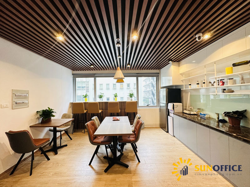 Tiện ích cafe, ăn uống tại văn phòng trọn gói Cozy Space Duy Tân