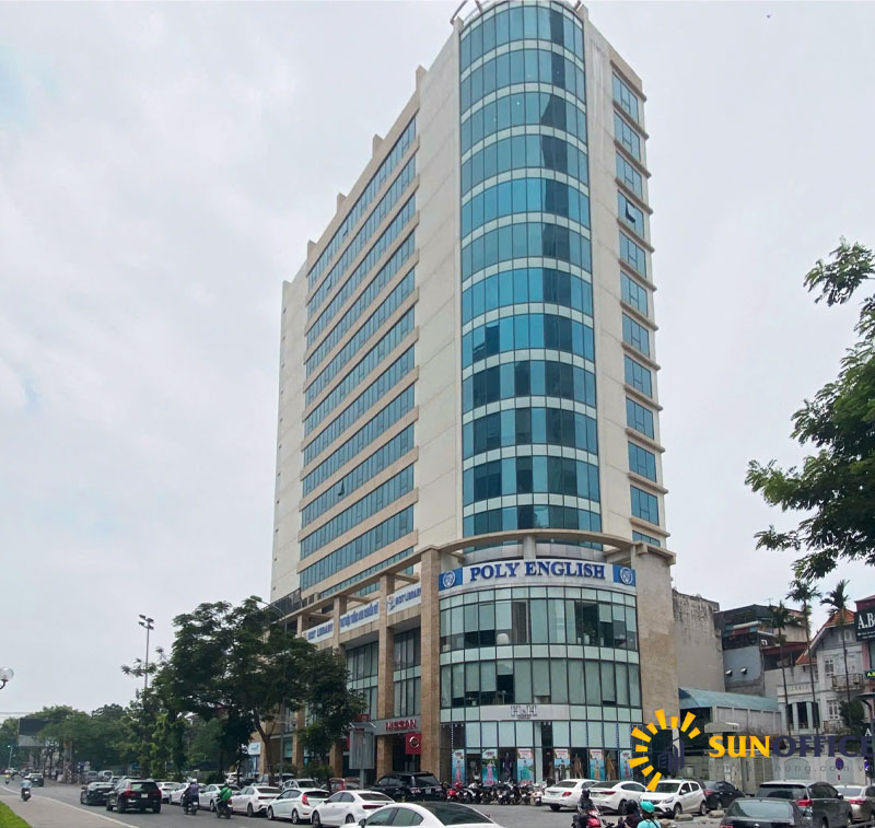 Toàn cảnh tòa nhà Sao Mai Building số 19 đường Lê Văn Lương Quận Thanh Xuân Sunoffice