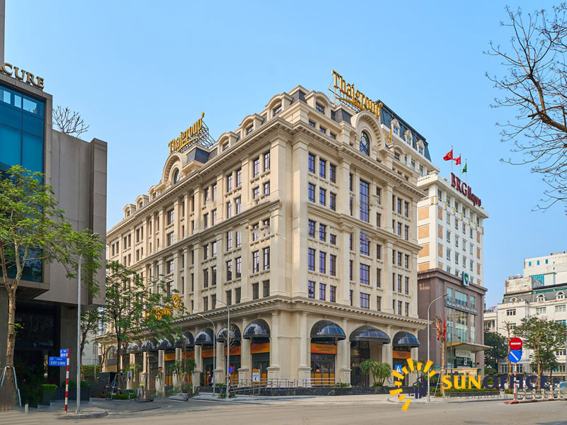 Tổng thể toà nhà ThaiSquare Caliria số 11A Cát Linh Đống Đa Sunoffice