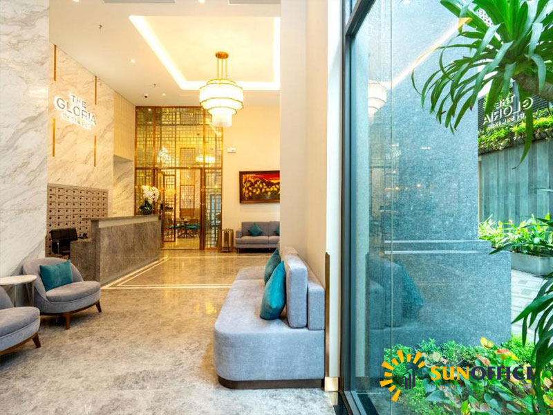 The Gloria Building 6 Lối vào sảnh toà nhà The Gloria Số 8 Nguyên Hồng Sunoffice