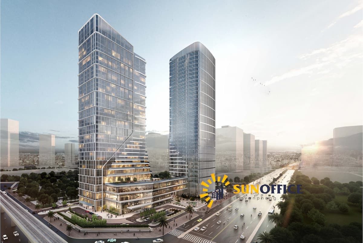 Toà nhà Landmark 55 1 Phối cảnh tòa nhà Landmark 55 KĐT Tây Hồ Tây