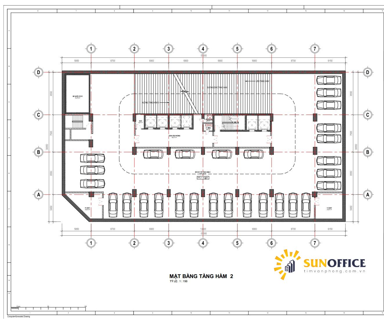 layout mat bang toa nha sun square 3 le duc tho