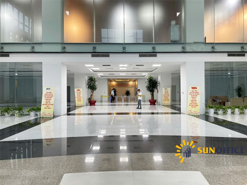 Tòa nhà DIV 4 sảnh toà nhà DIV Tower Bảo hiểm tiền gửi số 11 ngõ 15 Duy Tân Cầu Giấy Sunoffice